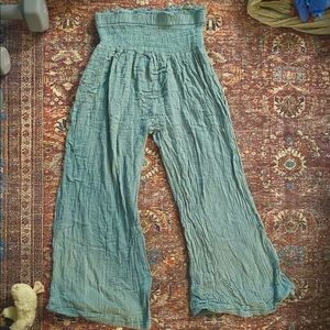 Free People Seafoam Beach Pants